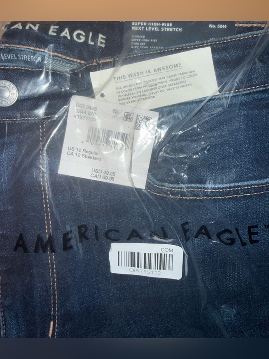 American Eagle Outfitters Denim - American Eagle Outfitters women’s high rise dark indigo skinny jeans